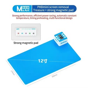 Piastra Riscaldante in Silicone MaAnt PHD per Separazione Schermi LCD, Macchina per Riparazione e Smontaggio iPhone e <span class=keywords><strong>iPad</strong></span> - Product Image 4