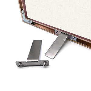 Aluminum Alloy T-Shaped Photo Frame Base Support <b>Silver</b> Durable Hardware for Display Tables - Product Image 1