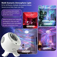 Projecteur d'étoiles galactiques, lumière de nuit Aurora |   Plus de 300 modes de couleurs pour haut-parleur, bruit blanc, minuterie, application/télécommande, pour la pièce