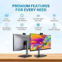 Monitor de PC Yingtouch B215 Blanco de 22 Pulgadas, Multitarea, para Ver Películas, Alto Brillo, Luz Fuerte Visible