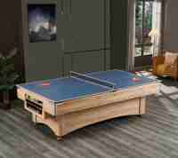 Table de billard 3-en-1 en bois MDF de 7 pieds avec système de retour automatique de balles, idéale pour l'intérieur – Modèle 2026 à prix usine
