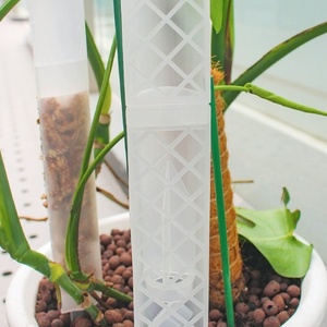 Support de tige de plante de sphaigne PET transparent piquets de croissance en plastique clair <span class=keywords><strong>mousse</strong></span> pôle plantes Monstera et escalade - Product Image 4
