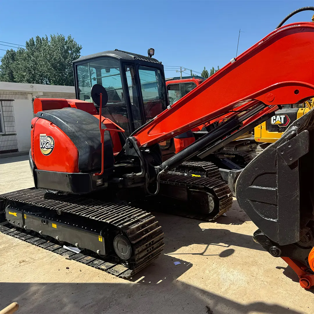 Japan original second-hand Yanma VIO80 8-ton small excavator Hydraulic crawler excavator Yanma VIO55 VIO80 thumb mini excavator