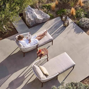 Silla <span class=keywords><strong>de</strong></span> <span class=keywords><strong>Playa</strong></span> <span class=keywords><strong>de</strong></span> Teca para Patio Exterior, Sillas <span class=keywords><strong>de</strong></span> <span class=keywords><strong>Playa</strong></span> para Sala <span class=keywords><strong>de</strong></span> Estar, Tumbonas <span class=keywords><strong>de</strong></span> Jardín, Silla <span class=keywords><strong>de</strong></span> Teca con Cuerda Tejida para Piscina - Product Image 3