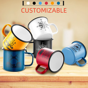 <span class=keywords><strong>Taza</strong></span> <span class=keywords><strong>con</strong></span> logotipo personalizado, reutilizable <span class=keywords><strong>con</strong></span> <span class=keywords><strong>tu</strong></span> imagen y <span class=keywords><strong>foto</strong></span>, borde enrollado, Metal, acero, estaño, esmalte, Camping, café, té, <span class=keywords><strong>taza</strong></span> esmaltada <span class=keywords><strong>con</strong></span> asa - Product Image 2