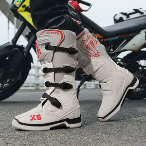 <span class=keywords><strong>Scarpe</strong></span> da Moto Antiscivolo e Resistenti alle Cadute, Nuovo Design, Stivali da Motocross, Stivali da Moto Impermeabili per Uomo - Product Image 4