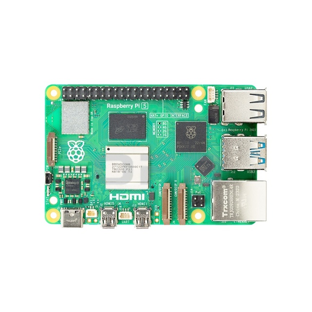 New 8GB 64-bit Raspberry Pi 5 Model B Single Board Computer with Artificial Intelligence for Home Automation Development