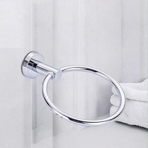 Nouvelle Arrivée - Porte-serviettes mural moderne en acier inoxydable 304 chromé écologique Vich - Product Image 3