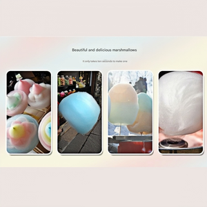 <span class=keywords><strong>Machine</strong></span> à <span class=keywords><strong>Barbe</strong></span> à <span class=keywords><strong>Papa</strong></span> Commerciale Automatique pour Parcs d'Attractions et Carnavals - Product Image 3