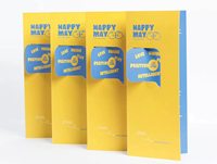 Service d'impression personnalisé de flyers publicitaires, manuels, journaux, magazines, catalogues, brochures et dépliants sur papier d'art couleur de haute qualité