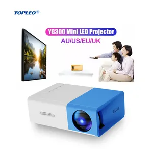 Projecteur domestique Topleo YG300 1080P pour un mini projecteur d'expérience intelligent Mini projecteurs 4k