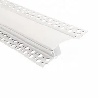 Lampe de lavage de mur de fil de gypse suspendue montée ouverte plafond libre lampe linéaire montée ouverte