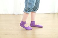Chaussettes personnalisables pour enfants Trampoline Grip Youth Crew Hauteur pour la saison d'automne avec Logo inférieur Position Park Trampoline Accessoire