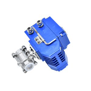 Q911F-16P Ba miếng điện actuated bóng van điện bóng van - Product Image 2