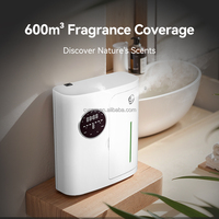 Diffuseur d'arômes d'hôtel sans eau en plastique - Atomiseur de parfum intelligent mural pour la maison