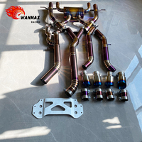Sistema de Escape Catback Valvetronic de Titanio Completo para BMW G80 M3 G82 M4 S58 con Control Remoto Inalámbrico de Válvulas y Cuatro Salidas