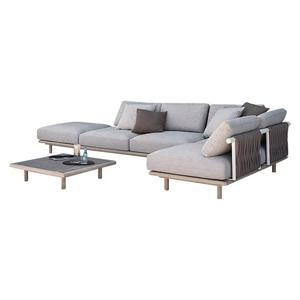 Vente de meubles de jardin en bois Mobilier d'extérieur en bois Meubles de patio avec coussins Sièges confortables et élégants - Product Image 4