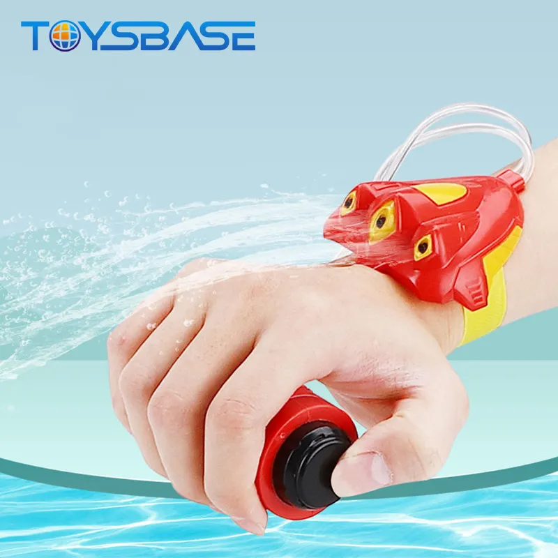Açık plastik yaz çocuk oyuncak el bilek su tabancası