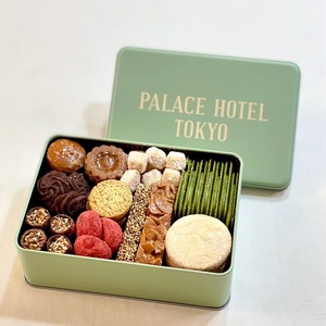 Grande boîte en métal avec logo personnalisé Boîte carrée rectangulaire en métal pour biscuits au chocolat sucré sans danger pour les aliments Boîte d'emballage en métal imprimé personnalisé - Product Image 6