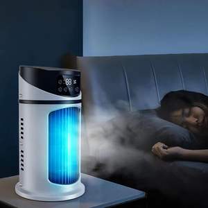 Ventilador de <span class=keywords><strong>aire</strong></span> acondicionado frío portátil Uso de 6 velocidades Refrigerado por <span class=keywords><strong>aire</strong></span> con humidificador Ventilador de refrigeración de escritorio para el hogar Oficina Dormitorio - Product Image 5