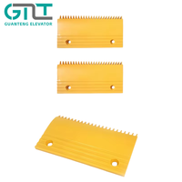 Plaque de peignes d'escalator Xizi pour OTS LDTJ-B-1 LDTJ-B-2 LDTJ-B-3, pièces de porte d'ascenseur en plastique jaune, garantie 1 an, support en ligne