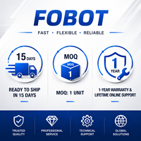 Bras robotisé industriel FOBOT à 6 axes, charge utile de 10 kg, haute précision, pour le distribution, l'étiquetage et le tri automatiques SI