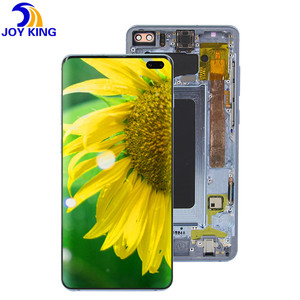 Remplacement pour Samsung Galaxy <span class=keywords><strong>S10</strong></span> Plus Assemblage d'écran OLED avec cadre avec empreinte digitale pour la réparation de téléphone - Product Image 1