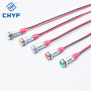 CHYF 12MM LED Metal gösterge ışığı 3-220V IP65/IK08 vida tabanı ile serisi yuvarlak Pilot lamba Led gösterge ışığı paneli - Product Image 3