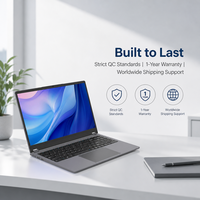 Laptop Bisnis Ultra Tipis 15.6 Inci AMD Ryzen 3 3200U Dual Core 3.5GHz 16GB 512GB SSD Windows 11 IPS FHD Notebook