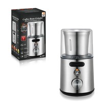 Moulin Électrique Multifonctionnel 400W pour Épices et Grains, 80g, 4 Lames, Mini Broyeur pour Maïs, Riz, Sel, Poudre, Noix, Grains de Café