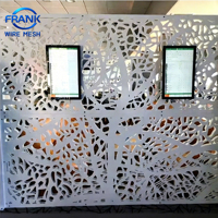 Panneau métallique perforé architectural avec découpes au laser pour façade de bâtiment et décoration intérieure