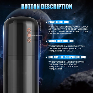 Masturbador masculino elástico con succión-10 ajustes de vibración, 3 en 1 automático, 2 colores - Product Image 4