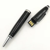 Garansi 1 Tahun, Ganti Gratis, USB Flash Drive Bentuk Pena Logam Custom