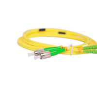 Kabel Patch Fiber Single Mode yang Dapat Disesuaikan FC UPC-SC APC Duplex untuk Penggunaan FTTH di Dalam Ruangan