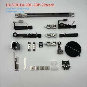 Rails de <span class=keywords><strong>rail</strong></span> de <span class=keywords><strong>porte</strong></span> <span class=keywords><strong>coulissante</strong></span> de conception moderne et matériel de roue en plastique et alliage de zinc <span class=keywords><strong>sur</strong></span> la quincaillerie de <span class=keywords><strong>porte</strong></span> et de meubles - Product Image 2