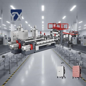 Machine d'extrusion <span class=keywords><strong>de</strong></span> <span class=keywords><strong>feuilles</strong></span> <span class=keywords><strong>de</strong></span> bagages en ABS PC à double vis et à rotation inverse YESHINE avec moteur PLC pour ligne <span class=keywords><strong>de</strong></span> production <span class=keywords><strong>de</strong></span> bagages en plastique - Product Image 1