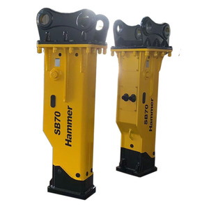 Accesorio resistente Sb70 Martillo hidráulico para hormigón para excavadora 20 toneladas R210 R215 - Product Image 1