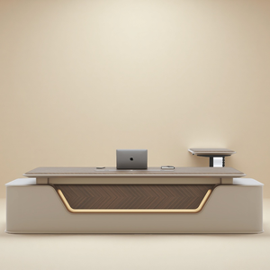 Chất lượng cao bàn điều hành thiết kế hiện đại mới nhất điện nâng Ông Chủ Bàn đồ nội thất văn phòng nâng điện bảng phụ - Product Image 6