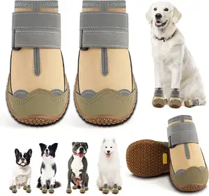 Zyzpet Hond Booties Voor Hot Bestrating Waterdicht Ademend Hond Boot Voor Honden, puppy Schoenen Poot Protector Voor Wandelen 4Pcs