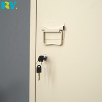Armoire de classement métallique moderne de qualité supérieure avec 3 tiroirs, design en acier peu encombrant pour le rangement à domicile ou au bureau