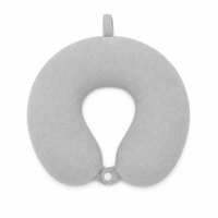 Oreiller de voyage en mousse à mémoire de forme personnalisé en usine, oreiller cervical souple en U, coussin de nuque portable pour accessoires de voyage en avion OEM ODM