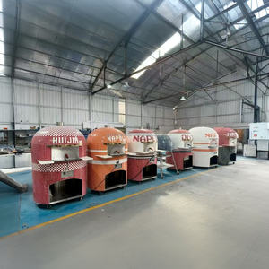 Four à pizza commercial de grande taille, de type napolitain, italien, à bois, en briques, à combustion de bois, extérieur, au charbon de bois, électrique, au gaz, pour restaurant - Product Image 5