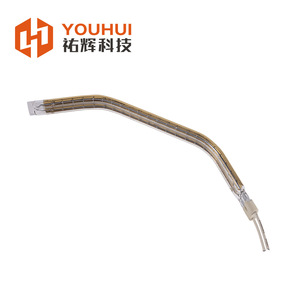 Youhui Dual <b>Tube</b> Semi Gold Plated U Shaped Infrared Heating Lamp <b>Tube</b> 11x23mm For Automotive Industry - Product Image 3