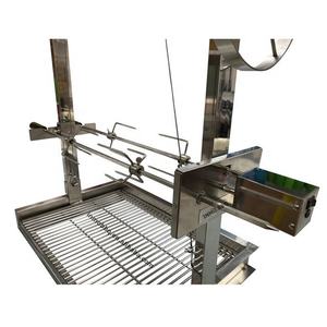 INMO BBQ Santa Maria Grill avec kit de rôtisserie double et hauteurs réglables argentines - Product Image 6