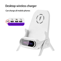 Support de Chargeur Sans Fil de Bureau pour Téléphone, Station de Recharge Rapide Intelligente pour iPhone 17-12 Pro Max Samsung Vivo Xiaomi