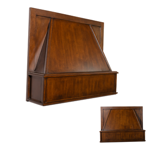 Hotte de cuisine contemporaine EFS Wood avec cache-lampe et installation facile - Product Image 6