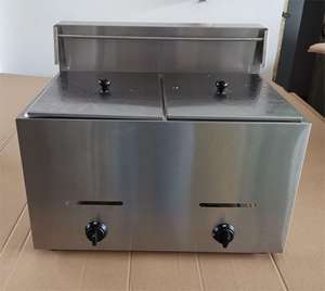 <span class=keywords><strong>Friteuse</strong></span> commerciale de table à gaz <span class=keywords><strong>moins</strong></span> chère/dessus de table de <span class=keywords><strong>friteuse</strong></span>/machine de <span class=keywords><strong>friteuse</strong></span> avec panier pour restaurant à bas prix - Product Image 1