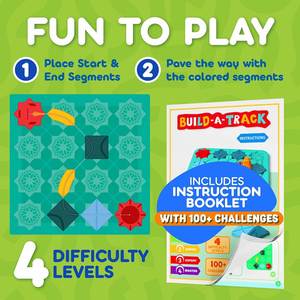 Hot Selling New Build a Track Kids Educational Logical Builder Maze <b>Road</b> Building Game Portable Custom Material Promotional Gift - Product Image 5