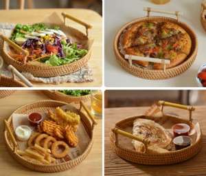 ตะกร้าโชว์ขนมปัง พลาสติกหวาย ทนทาน สำหรับซุปเปอร์มาร์เก็ต ผลไม้ ผัก สำหรับร้านเบเกอรี่ ร้านขายของเกษตร และการขายปลีก - Product Image 6