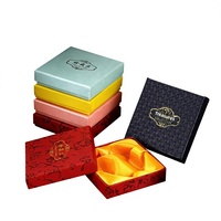 Boîte à bijoux carrée jaune gaufrée pour bracelets et colliers, modèle simple 03, vente en gros directe fabricants